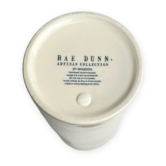 Rae Dunn MINE Tall Ceramic Travel Mug with  Lid - Picture 5 of 7